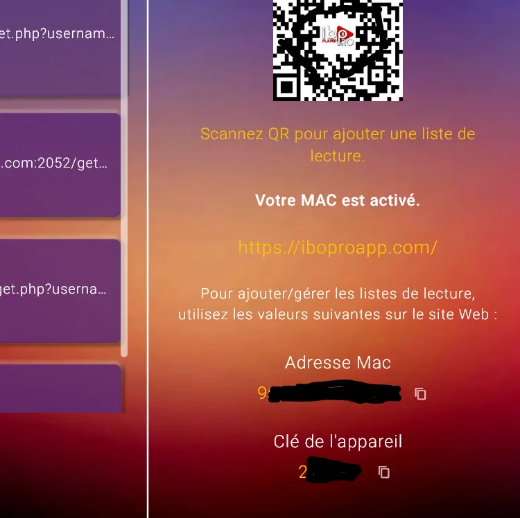 Activation et tarification de l’application IBO Player Pro