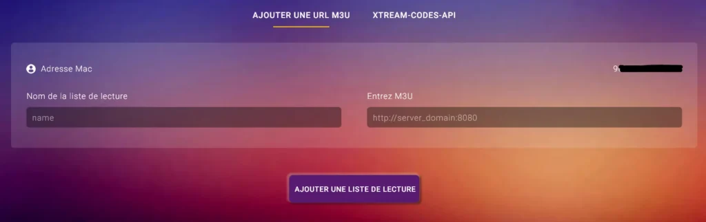 Configuration et ajout d’une playlist IPTV dans IBO Player Pro
