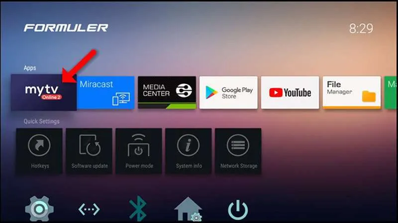 Accéder à l’application MyTVOnline2