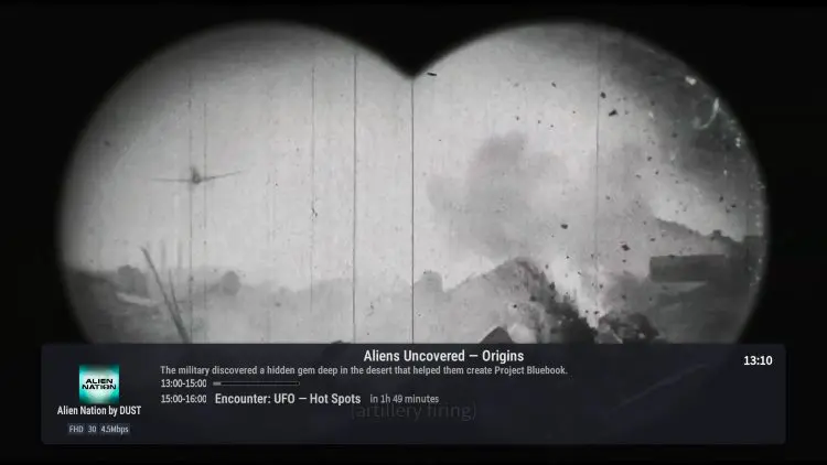 OTT Navigator accueil