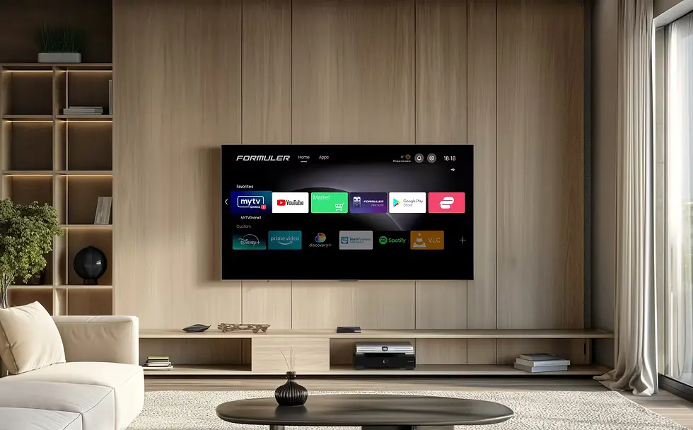 Écran d’accueil du Formuler Z12 Ultra sans publicité – france-iptv-abonnement.com